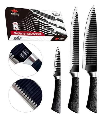Kit de 3 cuchillos + 1 pelador ¡GRATIS!🎁😱