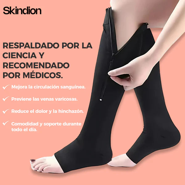 Par de medias de compresión😱 + ¡ENVÍO GRATIS!👇