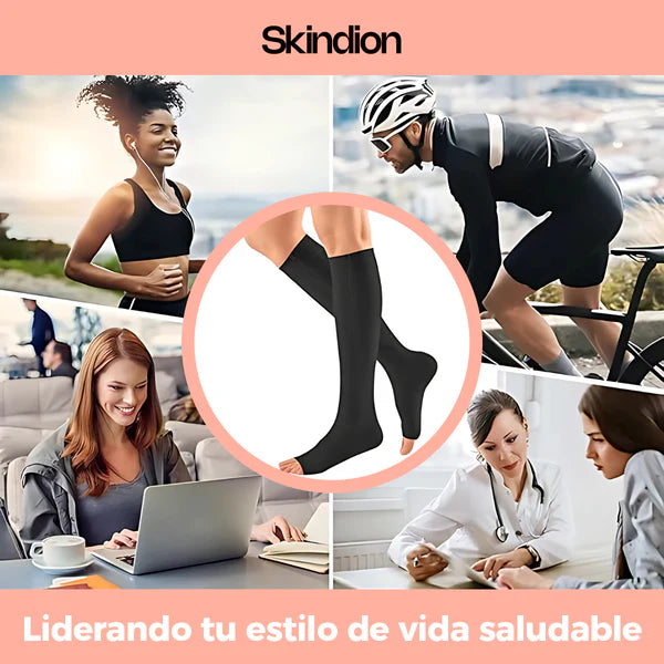 Par de medias de compresión😱 + ¡ENVÍO GRATIS!👇