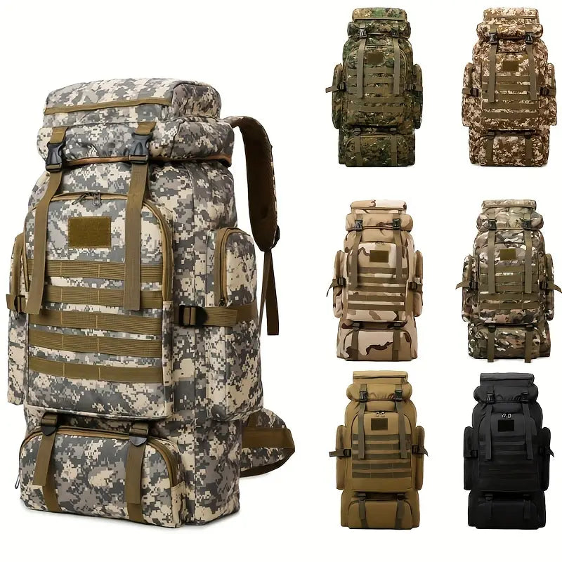 Mochila Militar con 100 litros de capacidad + ENVÍO GRATIS!🔥😱