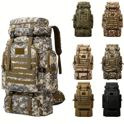 Mochila Militar con 100 litros de capacidad + ENVÍO GRATIS!🔥😱