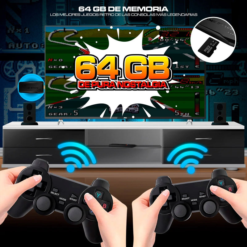 Consola game stick +10.000 JUEGOS + 🔥¡ENVÍO GRATIS!🔥