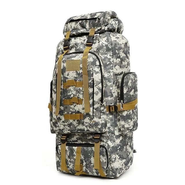 Mochila Militar con 100 litros de capacidad + ENVÍO GRATIS!🔥😱