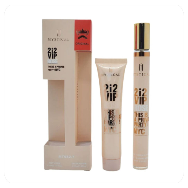 Perfume con feromonas VIP 2I2 ROSE😍Atrae al hombre que desees + Mini loción corporal ¡GRATIS! + ¡ENVÍO GRATIS!🎁