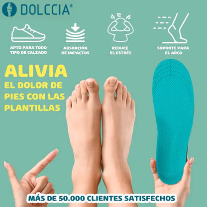 Plantillas ortopédicas tipo gel🔥 Paga 2 y lleva 4+ ¡ENVÍO GRATIS!🎁