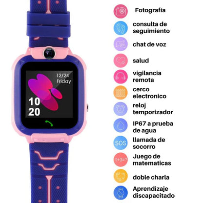 Reloj para niños con cámara, GPS y llamadas⌚+ ¡ENVÍO GRATIS!