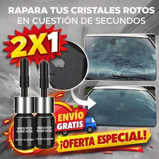 2x1 Líquido reparador de vidrio🔥 + ENVÍO GRATIS!🎁