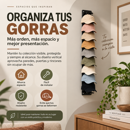 ✅2x1 Organizador de gorras con más de 20 Espacios + Envío gratis🔥