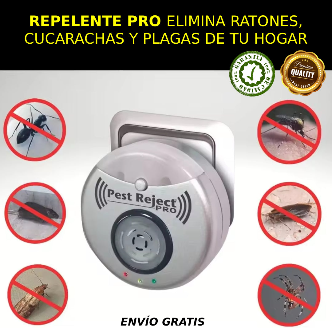 ✅Repelente ultrasónico PRO - Elimina todas las plagas🚫☢️+ ENVÍO GRATIS